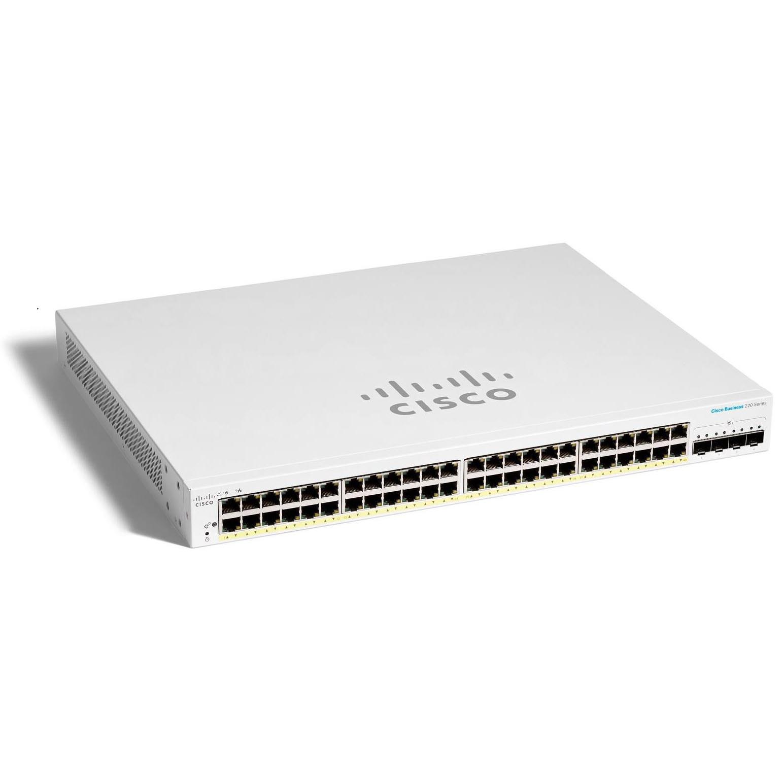 سوئیچ شبکه Cisco CBS220-48T-4G-CN (آکبند – ۲۰۲۵) — تصویر ۲