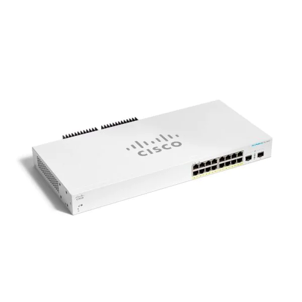 سوئیچ شبکه Cisco CBS220-16P-2G-CN (آکبند – ۲۰۲۵) — تصویر ۲
