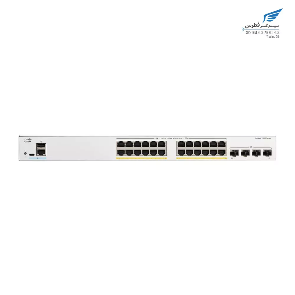 سوئیچ سیسکو C1300‑24FP‑4G (آکبند – ۲۰۲۵) — تصویر ۳