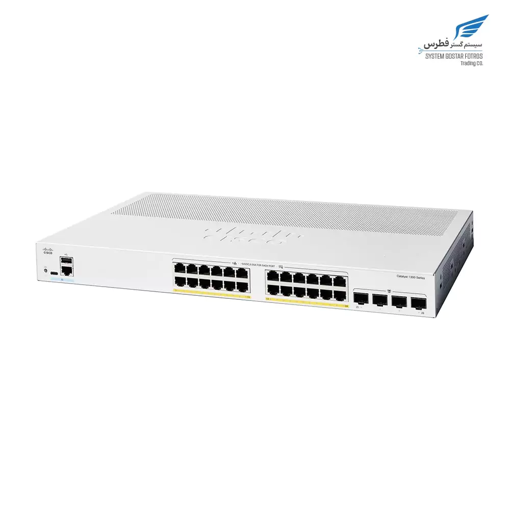 سوئیچ سیسکو C1300‑24FP‑4G (آکبند – ۲۰۲۵) — تصویر ۲