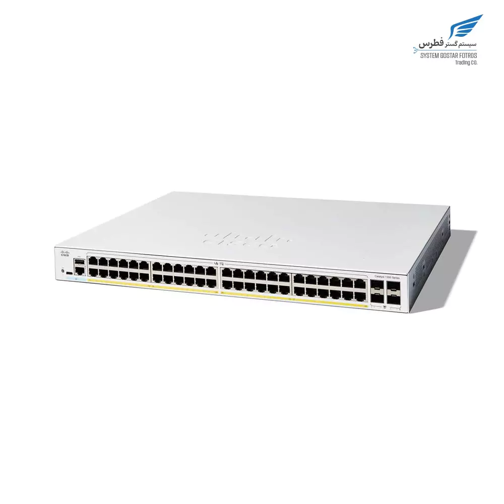 سوئیچ سیسکو C1300‑48FP‑4G (آکبند – ۲۰۲۵) — تصویر ۲