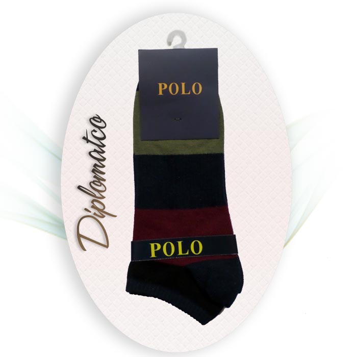 جوراب مچی مردانه زیر قوزکی – POLO – تمام پنبه
