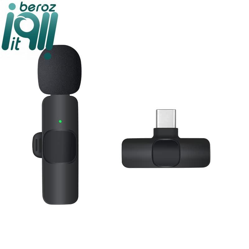 میکروفن یقه ای مدل K8 با رابط Type-Cو Lightning