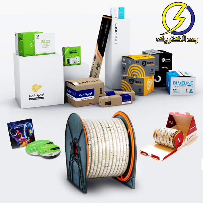 ریسه نئون فلکسی آفتابی تراکم 120 برش یک متر لوپ لایت — تصویر ۴