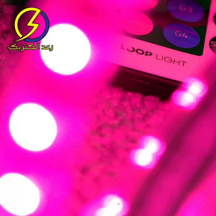 ریسه ال ای دی RGB لوپ لایت تراشه 5050 تراکم 60 با تکنولوژی بدون سیم — تصویر ۴