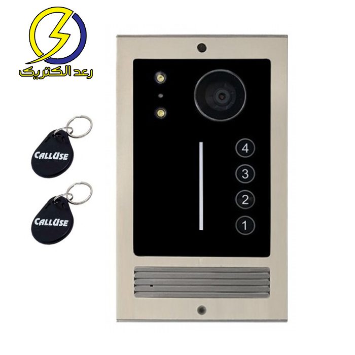 پنل آیفون تصویری چهار واحدی تگ دار کالیوز مدل نگار