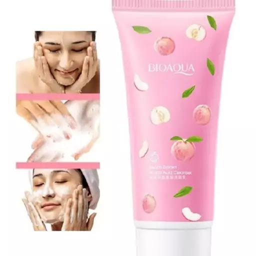 فوم شستشو صورت هلو بیوآکوا 100 میل Bioaqua — تصویر ۳
