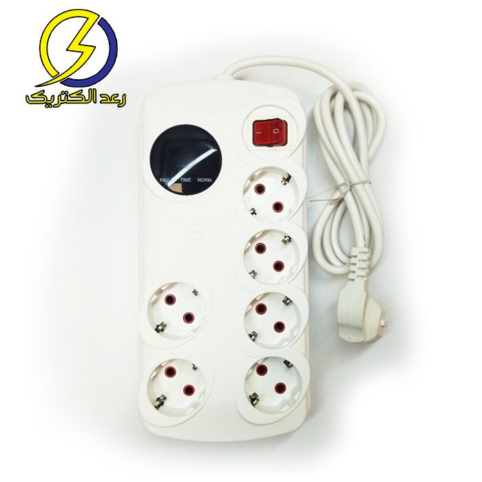 محافظ 6 خروجی ارت دار انالوگ 5 متری آفر الکترونیک — تصویر ۴