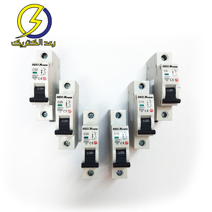فیوز (کلید مینیاتوری) تک فاز 32 آمپر ایندوکوپ — تصویر ۷