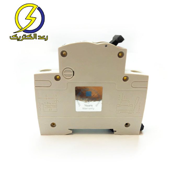 فیوز (کلید مینیاتوری) تک فاز 6 آمپر ایندوکوپ — تصویر ۴