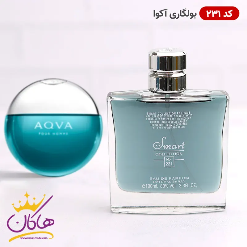 ادکلن اسمارت کالکشن 231 آکوا بولگاری پور هوم 100 میل | Smart Collection AQVA Pour Homme