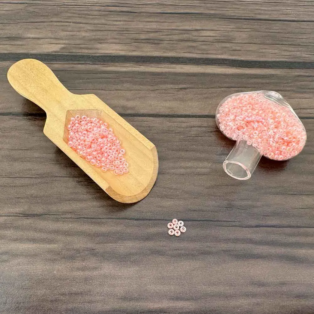 منجوق 2 میل صورتی صدفی مدل Fgb بسته 5 گرمی — تصویر ۲