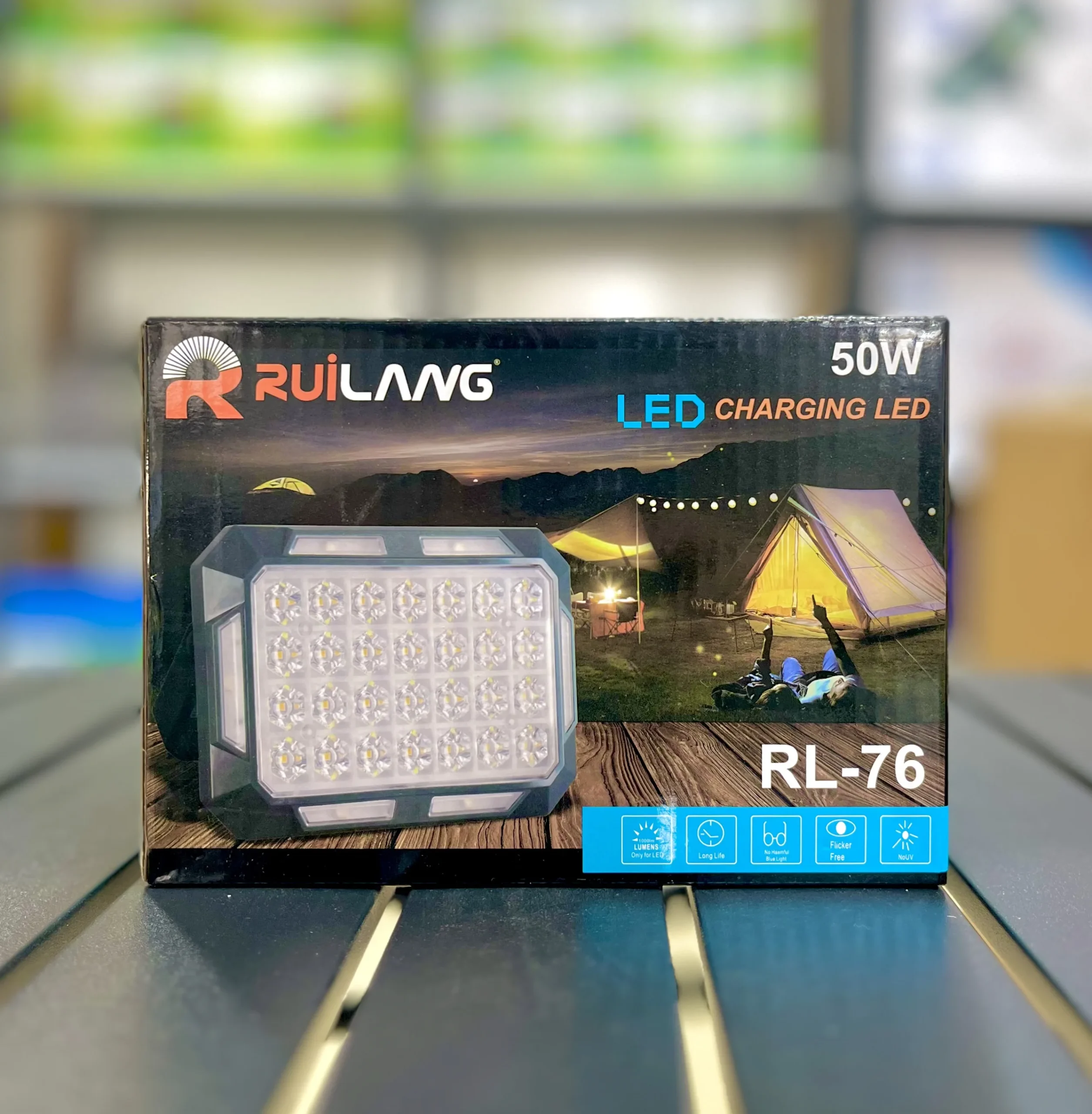 پروژکتور شارژی چندکاره RUILANG مدل RL-76 — تصویر ۳