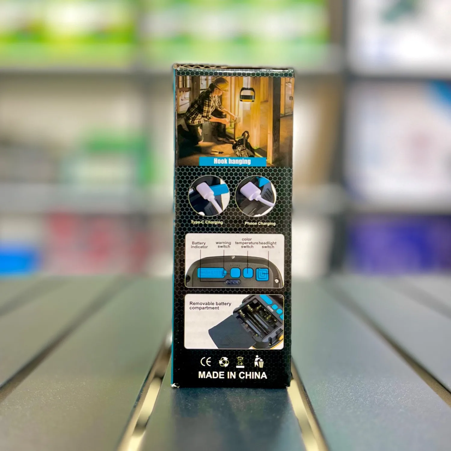 پروژکتور شارژی Ruilang مدل W892-1 | چراغ کار چندکاره — تصویر ۶