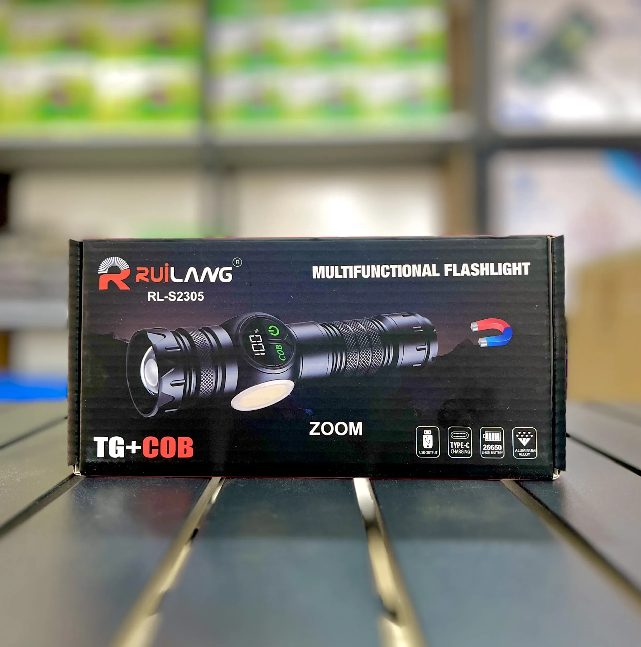 چراغ قوه شارژی Ruilang مدل RL-S2305 — تصویر ۳
