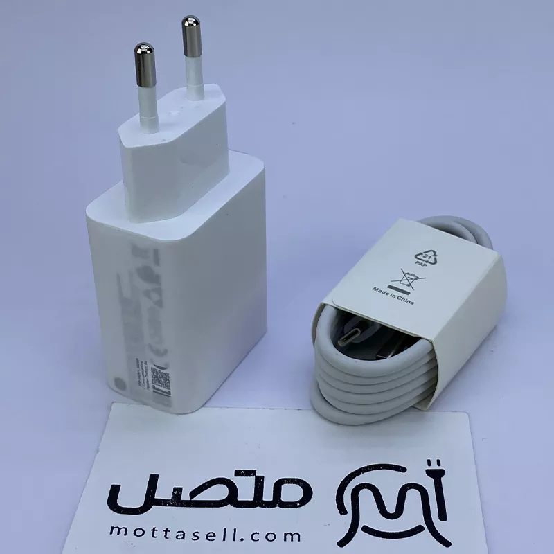 شارژر اصلی سرکارتنی 15وات MDY-18-EG شیائومی به همراه کابل تایپ سی اصلی — تصویر ۴