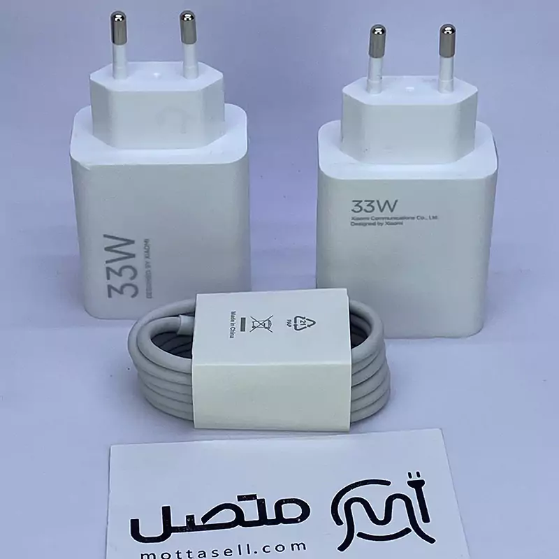 شارژر اصلی سرکارتنی 33 وات توربو شارژ MDY-16-EF شیائومی به همراه کابل اصلی 3A — تصویر ۵