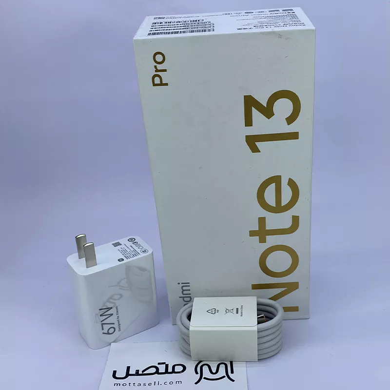شارژر اصلی سرکارتنی Xiaomi Redmi Note 13 Pro 67W به همراه کابل 67 وات 6َA — تصویر ۵