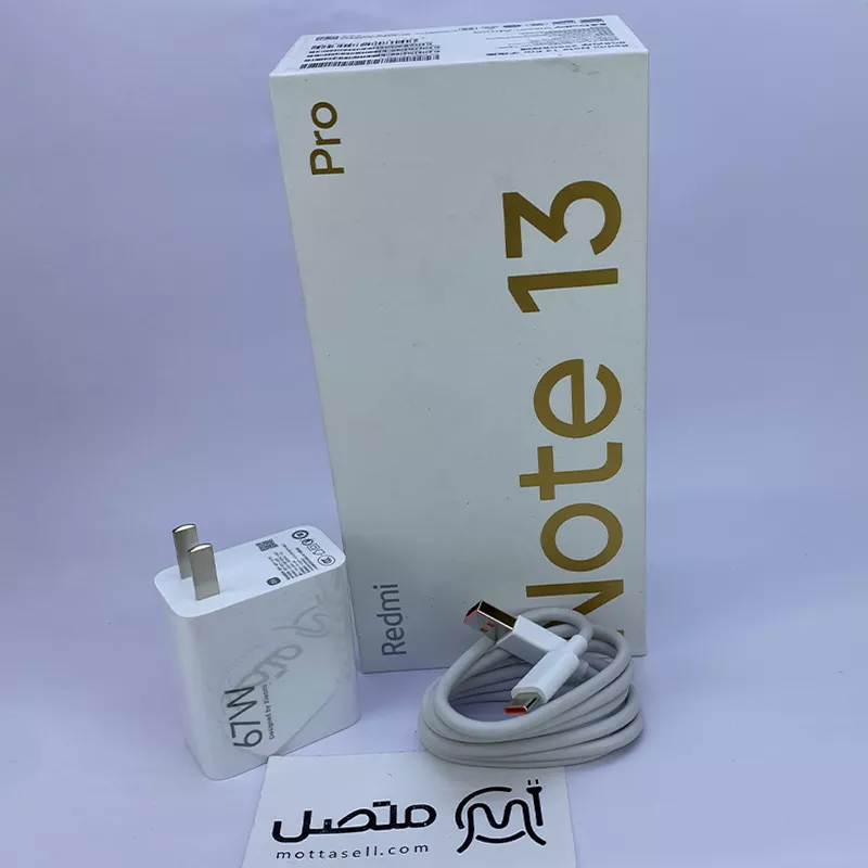 شارژر اصلی سرکارتنی Xiaomi Redmi Note 13 Pro 67W به همراه کابل 67 وات 6َA — تصویر ۴