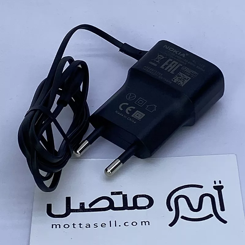 شارژر اصلی سرکارتنی نوکیا NOKIA سوزنی (فیش ریز) مدل AC-11E — تصویر ۴