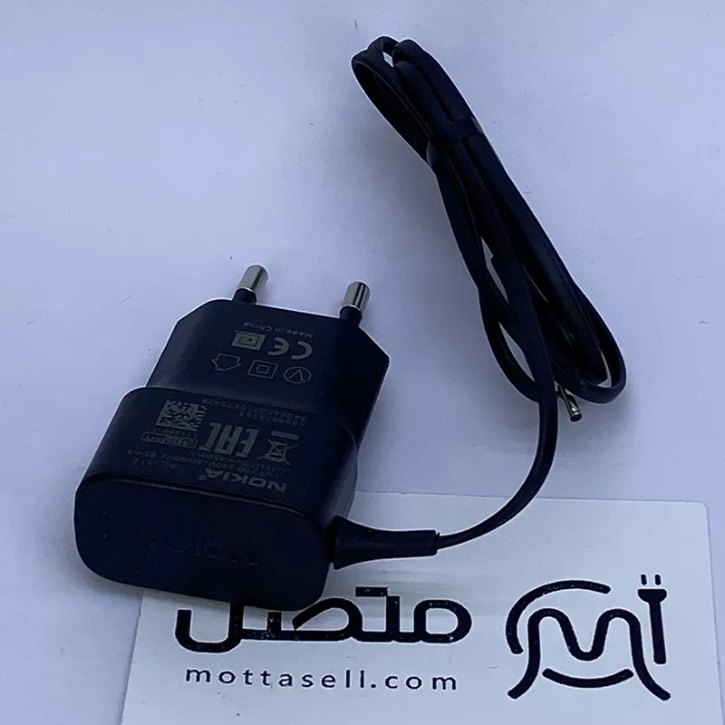 شارژر اصلی سرکارتنی نوکیا NOKIA سوزنی (فیش ریز) مدل AC-11E — تصویر ۳