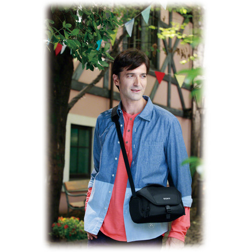 کیف اصلی دوربین سونی مدل Sony LCS-U21 Soft Carrying Case (Black) — تصویر ۵