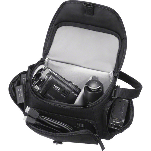 کیف اصلی دوربین سونی مدل Sony LCS-U21 Soft Carrying Case (Black) — تصویر ۳