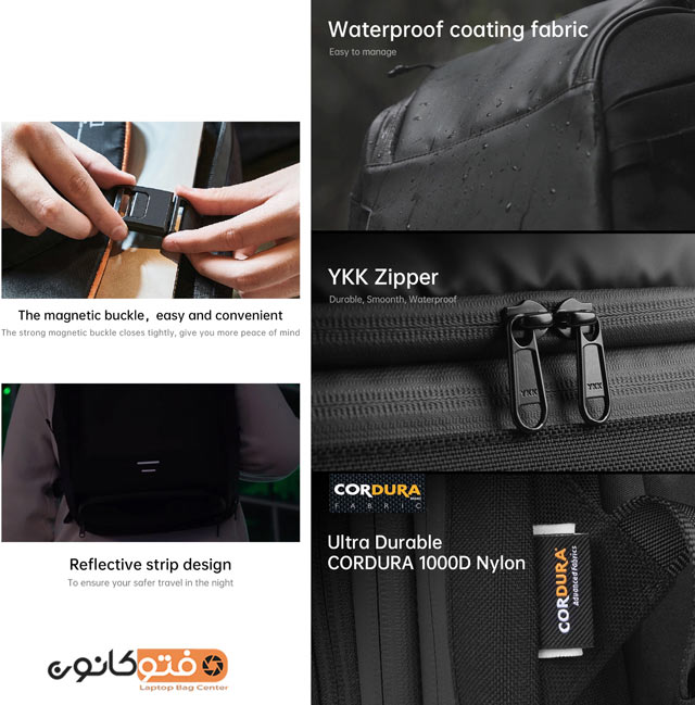 کوله پشتی ویوو WIWU Warriors Backpack Pro Max — تصویر ۷