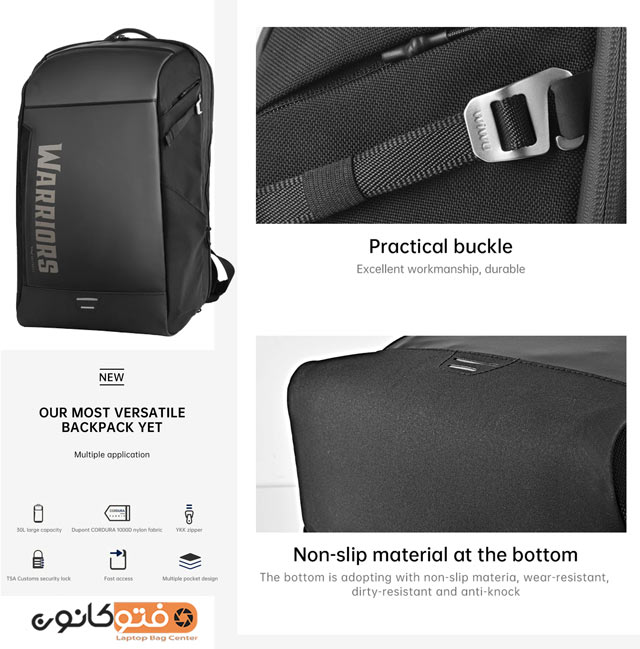 کوله پشتی ویوو WIWU Warriors Backpack Pro Max — تصویر ۶