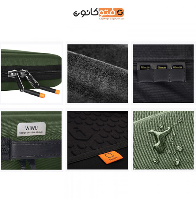 کیف دستی ویوو WIWU Parallel Hardshell Bag — تصویر ۷