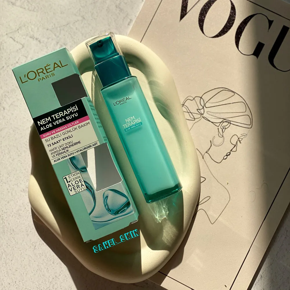 ژل آبرسان پوست خشک و حساس لوریل مدل هیدراژنوس (Hydra genius LOREAL) — تصویر ۲