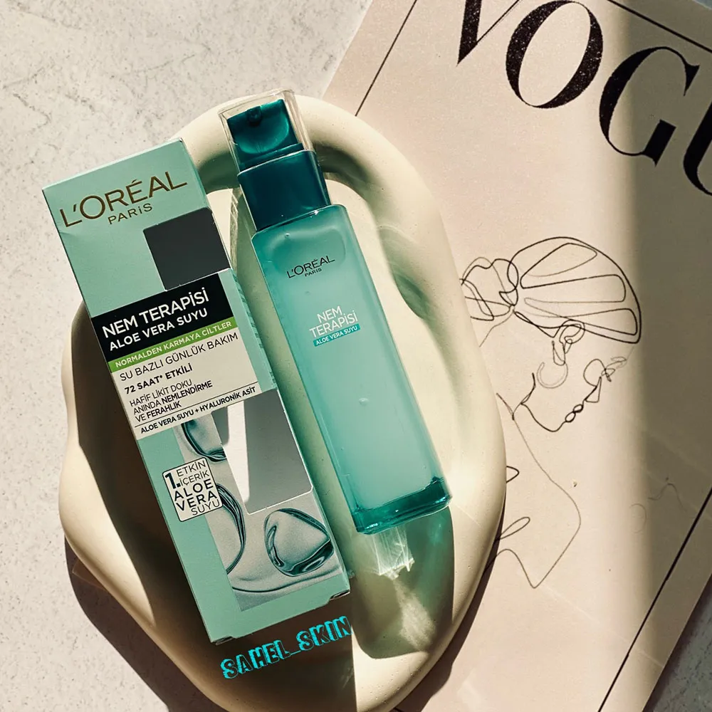 ژل آبرسان پوست چرب لوریل مدل هیدراژنوس (Hydra genius LOREAL)