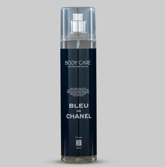بادی اسپلش مردانه بادی کر مدل بلو د شنل Bleu de Chanel حجم 250 میلی‌لیتر — تصویر ۲