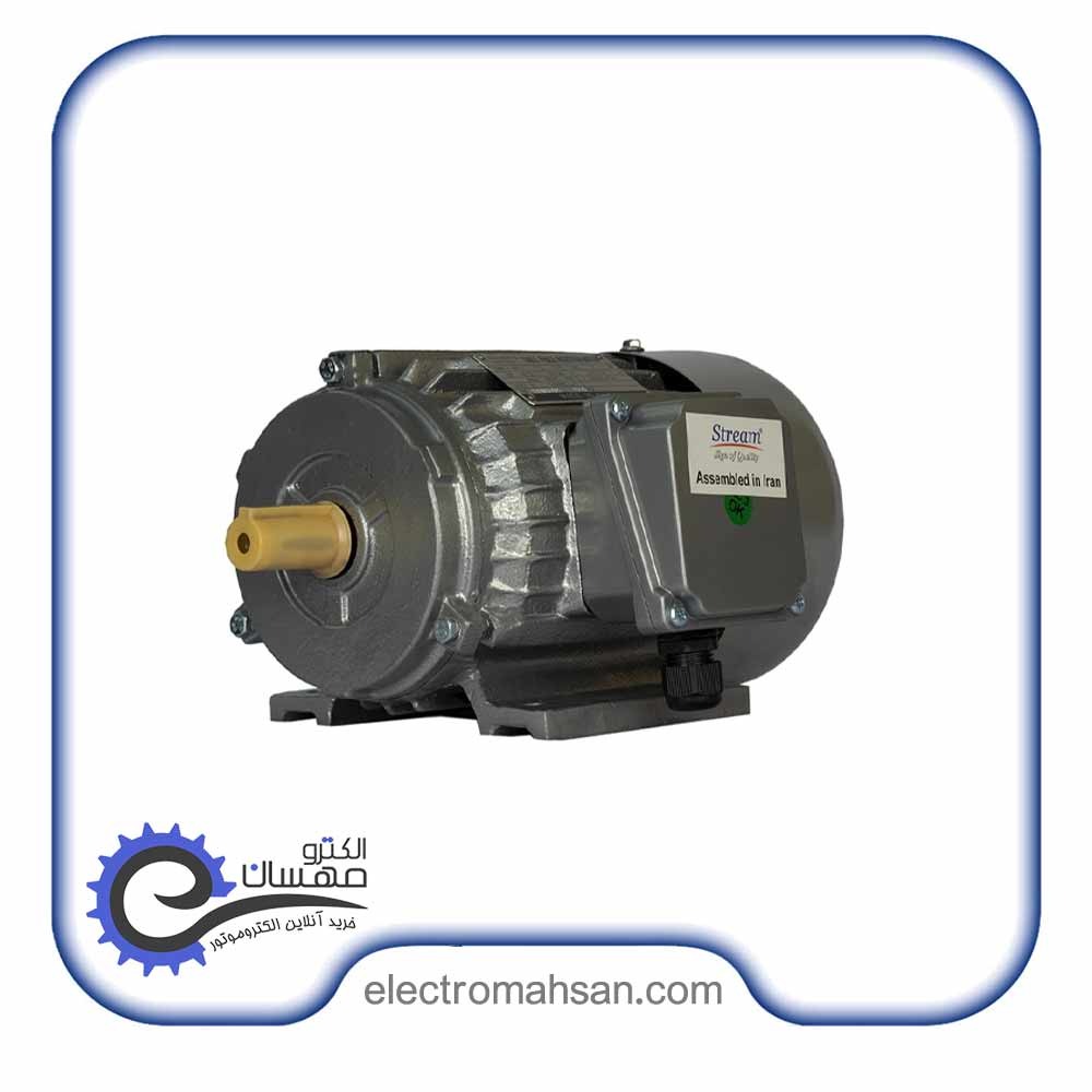 الکتروموتور استریم 1.1کیلووات(1.5 اسب) سه فاز 3000 دور پوسته چدن سری Y — تصویر ۲
