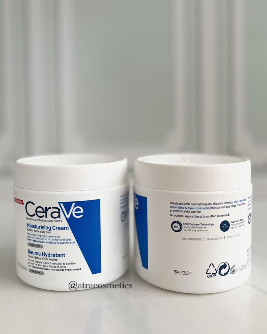 کرم مرطوب‌کننده کاسه‌ای CeraVe- گرمی454 اورجینال فرانسوی — تصویر ۲