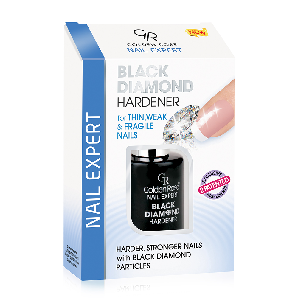 لاک تقویت کننده ناخن گلدن رز مدل BLACK DIAMOND — تصویر ۲
