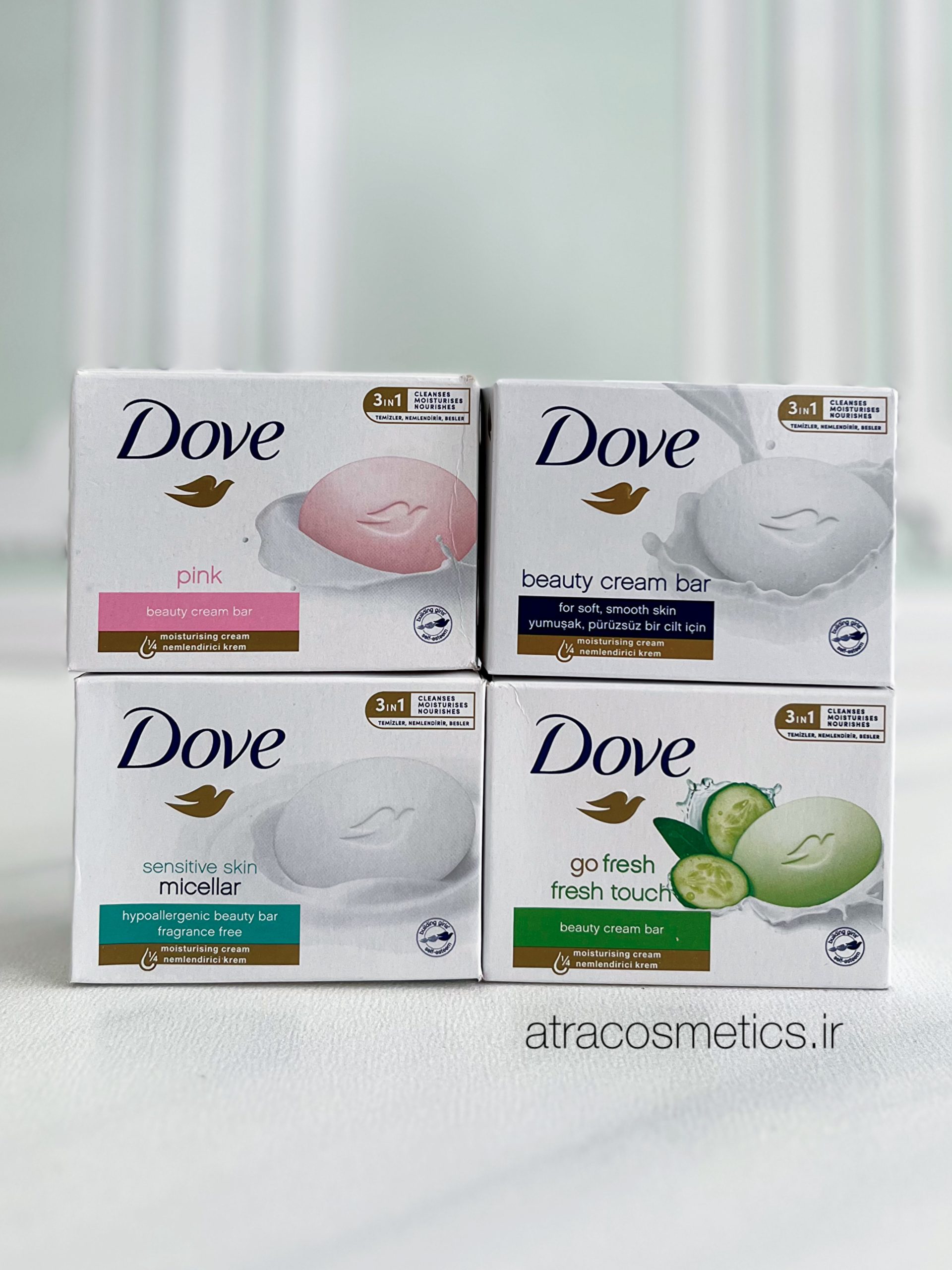 صابون داو بیوتی کرم 90 گرمی DOVE BEAUTY — تصویر ۲