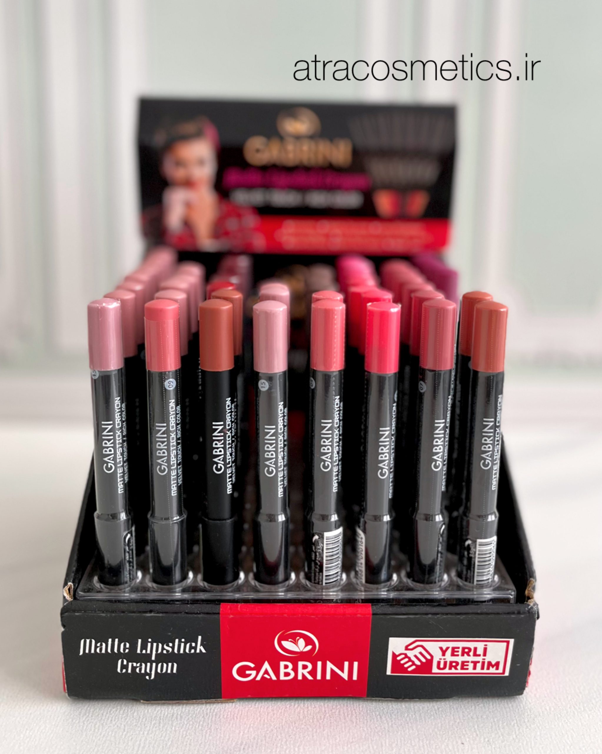 رژ لب مدادی مات گابرینی Gabrini Matte Lipstick Crayon — تصویر ۲