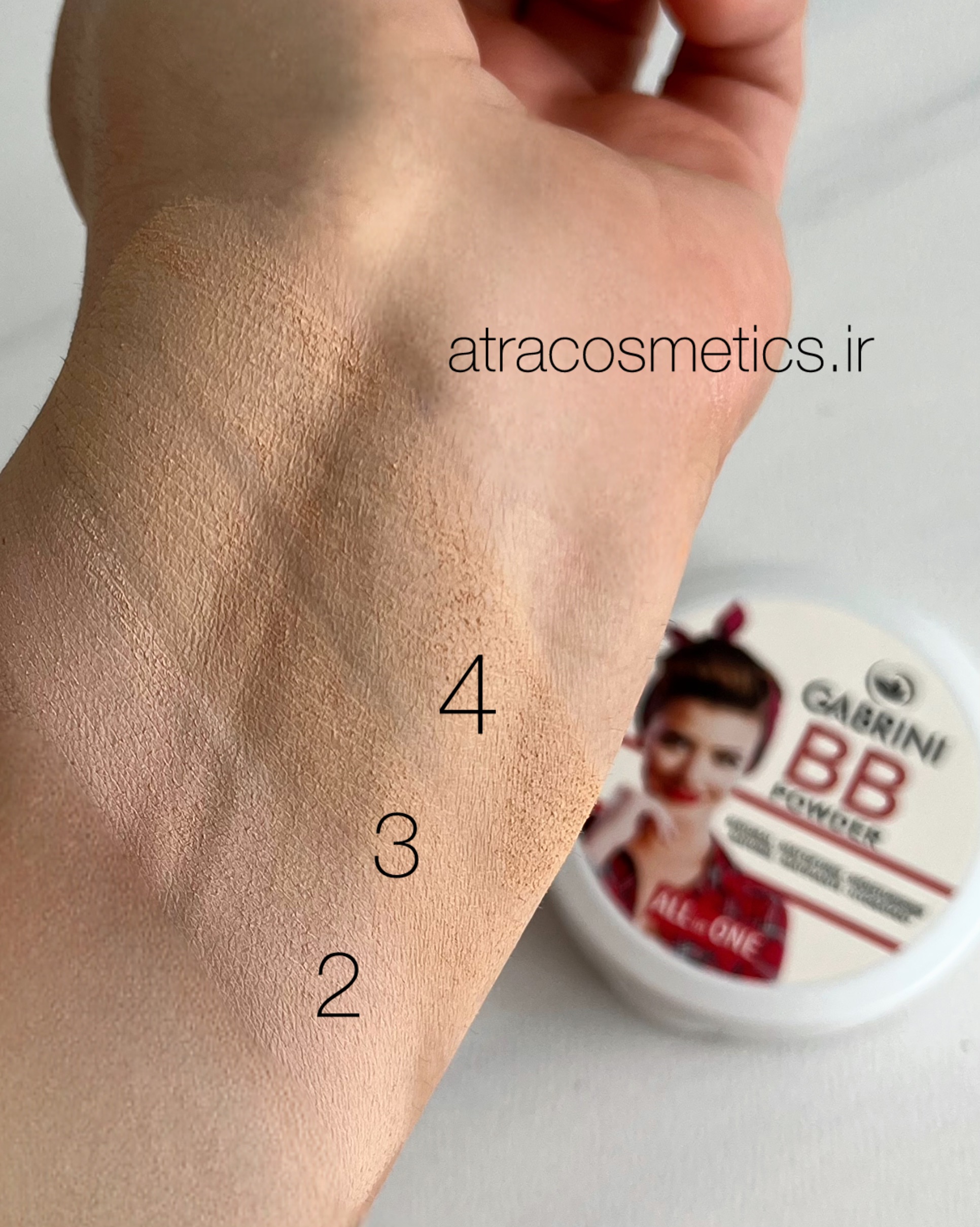 پنکک بی‌بی گابرینی Gabrini BB Powder — تصویر ۴