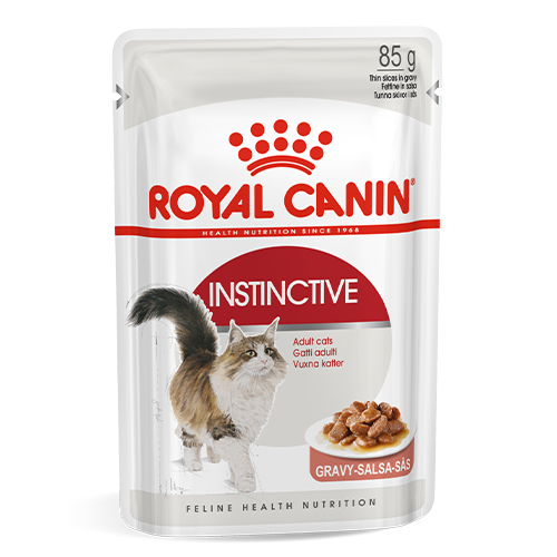 غذای پوچ گربه رویال کنین اینستینکتیو گربه بالغ 85 گرمی | Royal Canin pouch instinctive
