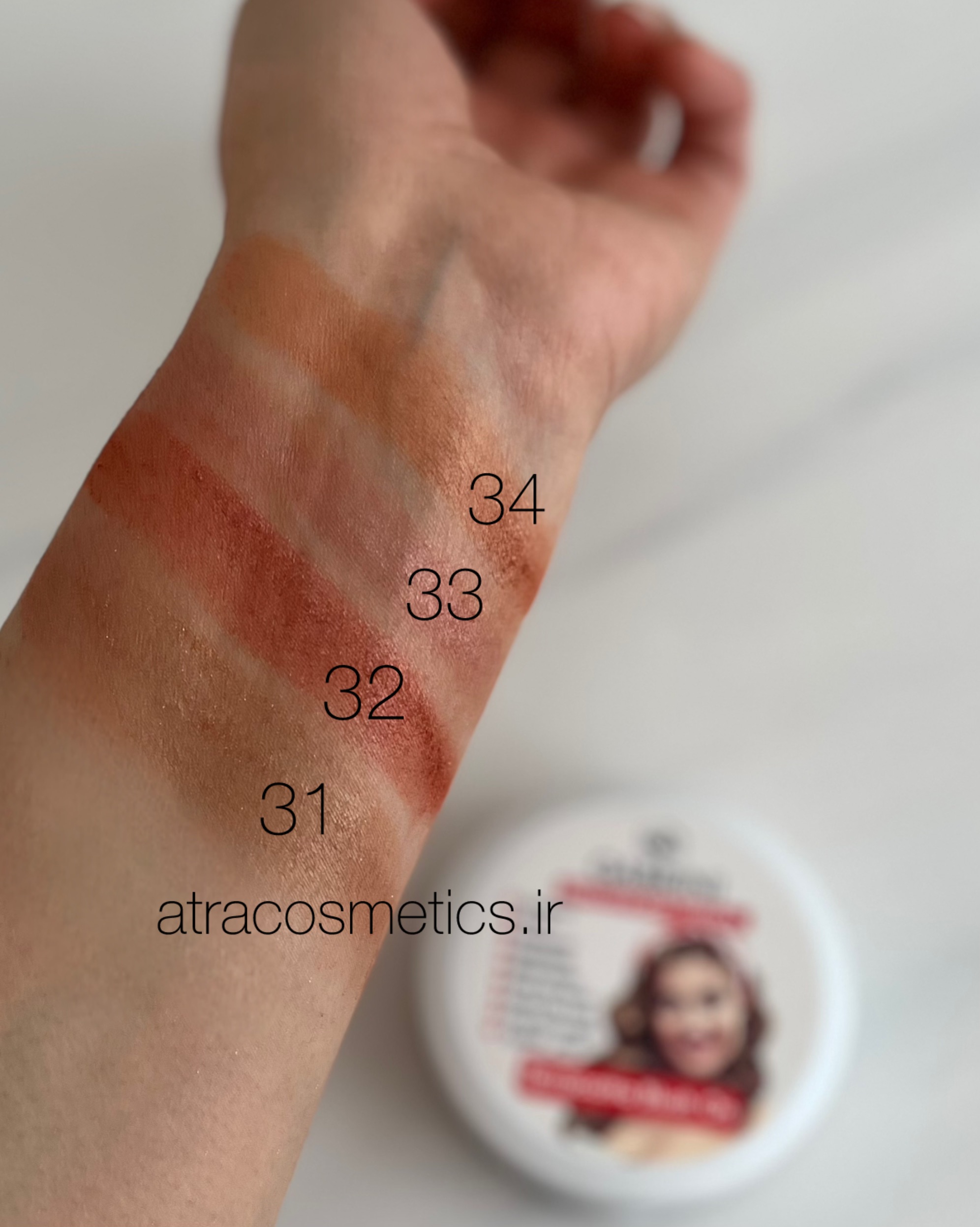 رژگونه تراکوتا حرفه‌ای گابرینی Gabrini Professional Terracotta Blush On — تصویر ۳