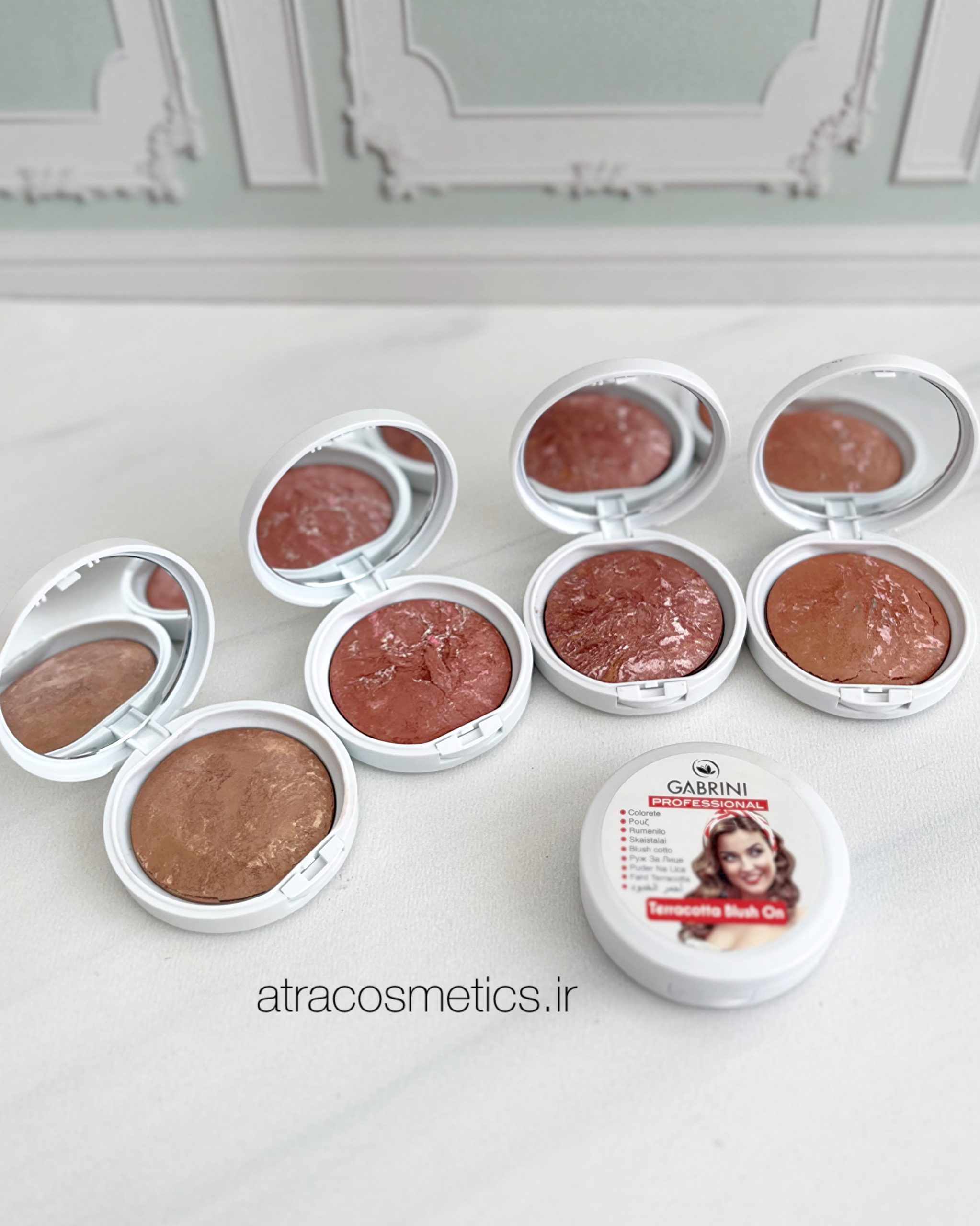رژگونه تراکوتا حرفه‌ای گابرینی Gabrini Professional Terracotta Blush On — تصویر ۲