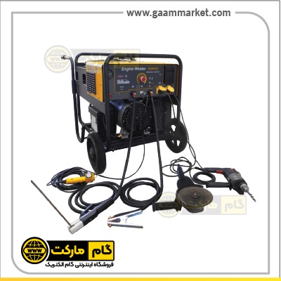 موتور جوش و برق ( ژنراتور برق و جوش ) گام الکتریک ENGINE WELDER 180 PRO — تصویر ۲