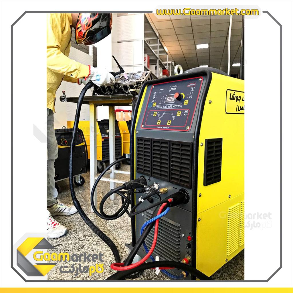 دستگاه جوش آرگون سه فاز 400 آمپر مدل DIGI TIG 402 AC/DC آب خنک — تصویر ۳
