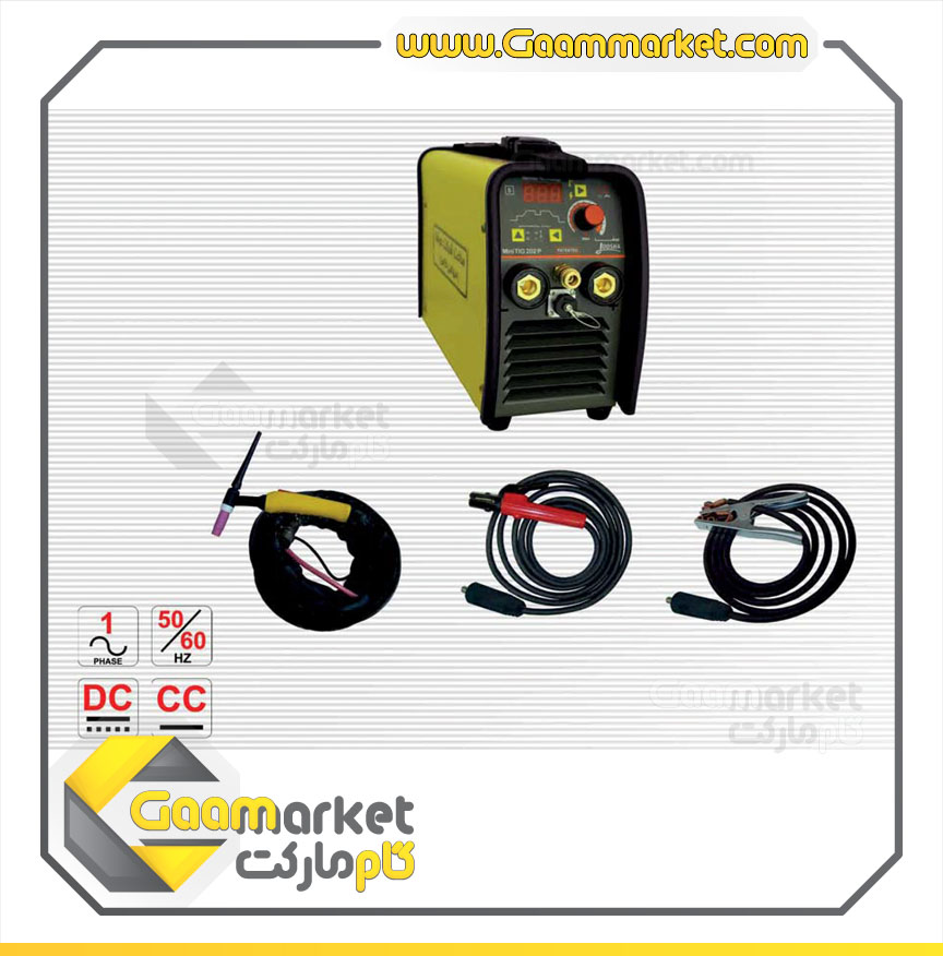 دستگاه جوش آرگون گام الکتریک جوشا 200 آمپر مدل MINI TIG 202 P — تصویر ۴