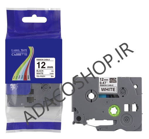 برچسب پرینتر لیبل زن برادر مدل TZE-FX231 بسته ۱۰ عددی — تصویر ۴