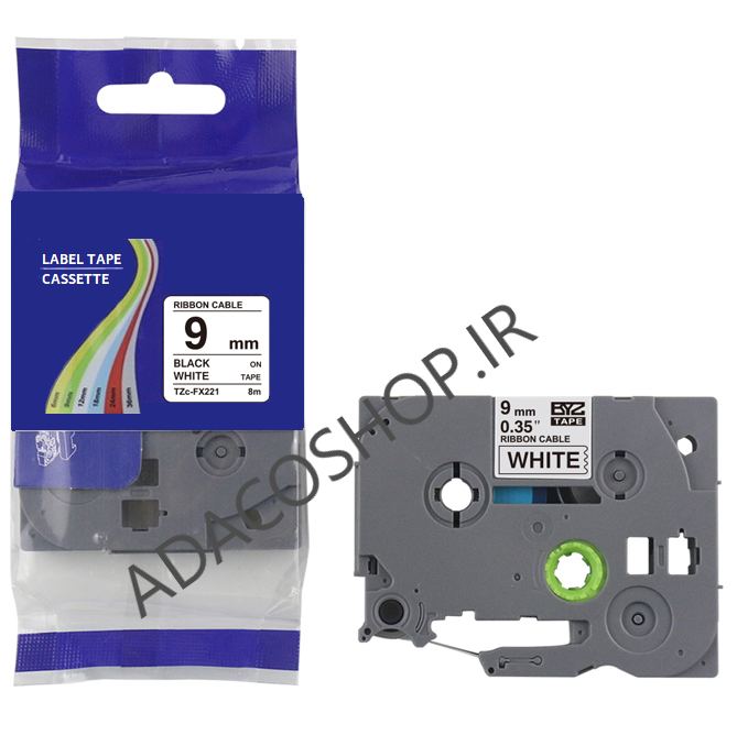 برچسب پرینتر لیبل زن برادر مدل TZE-FX221 بسته ۱۰ عددی — تصویر ۴