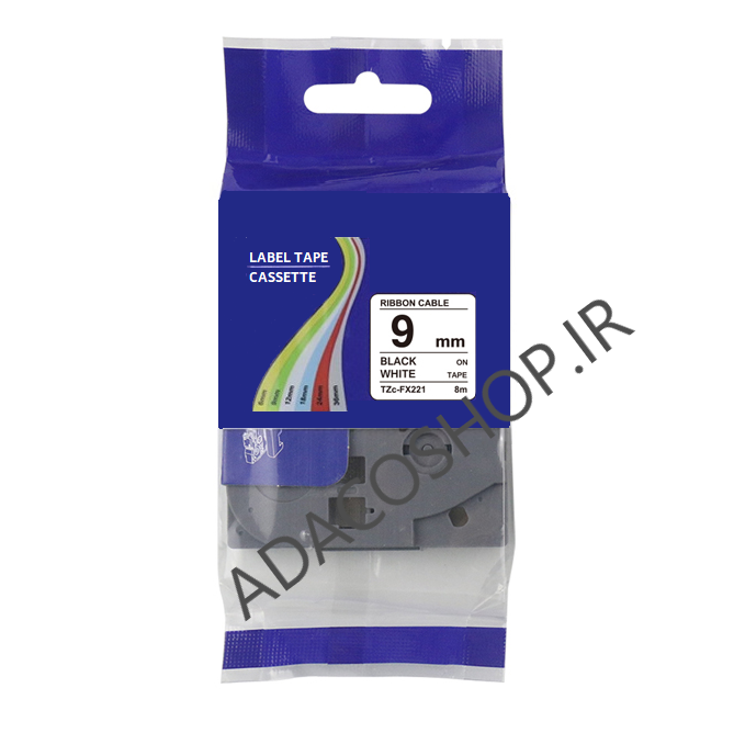 برچسب پرینتر لیبل زن برادر مدل TZE-FX221 بسته ۱۰ عددی