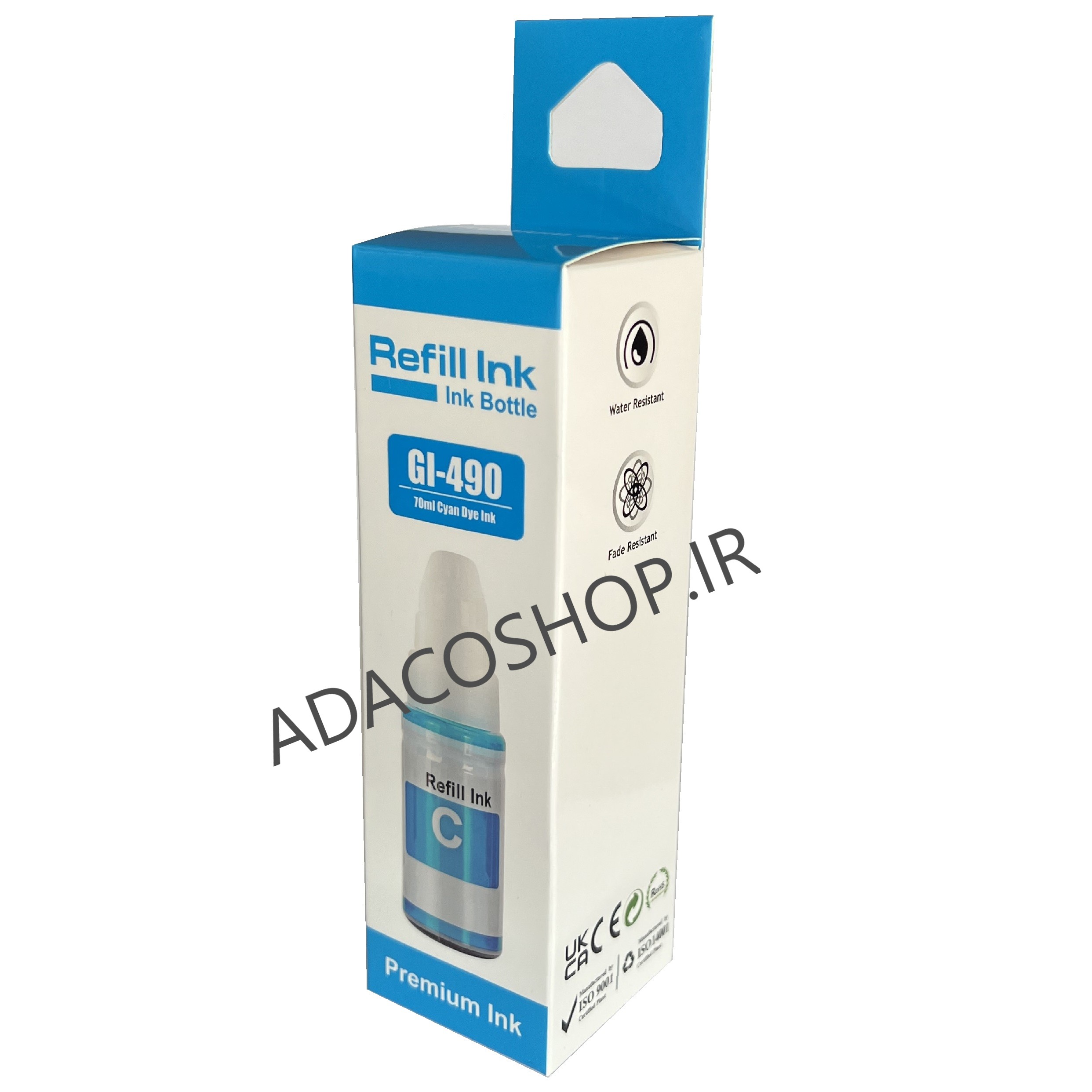 جوهر مخزن آبی مدل GI-490C حجم 70 میلی‌لیتر — تصویر ۴