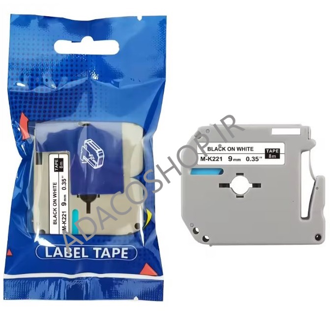 برچسب پرینتر لیبل زن برادر مدل MK-221 — تصویر ۲